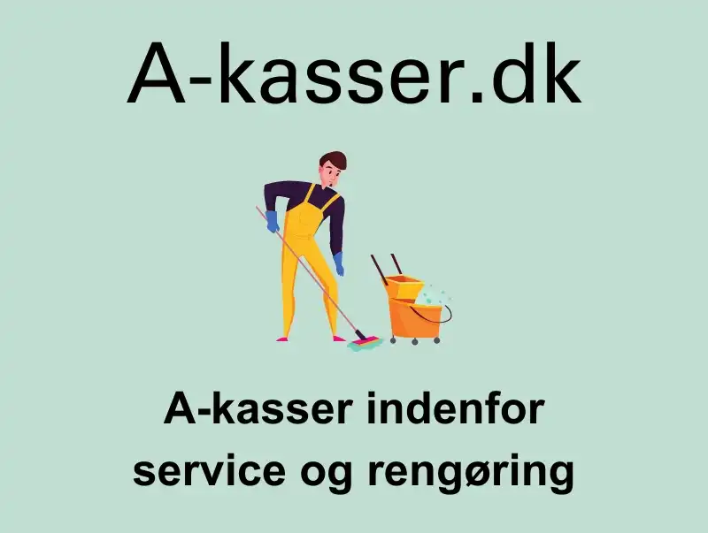 Find den A-kasse der passer til din uddannelse inden for service og rengøring